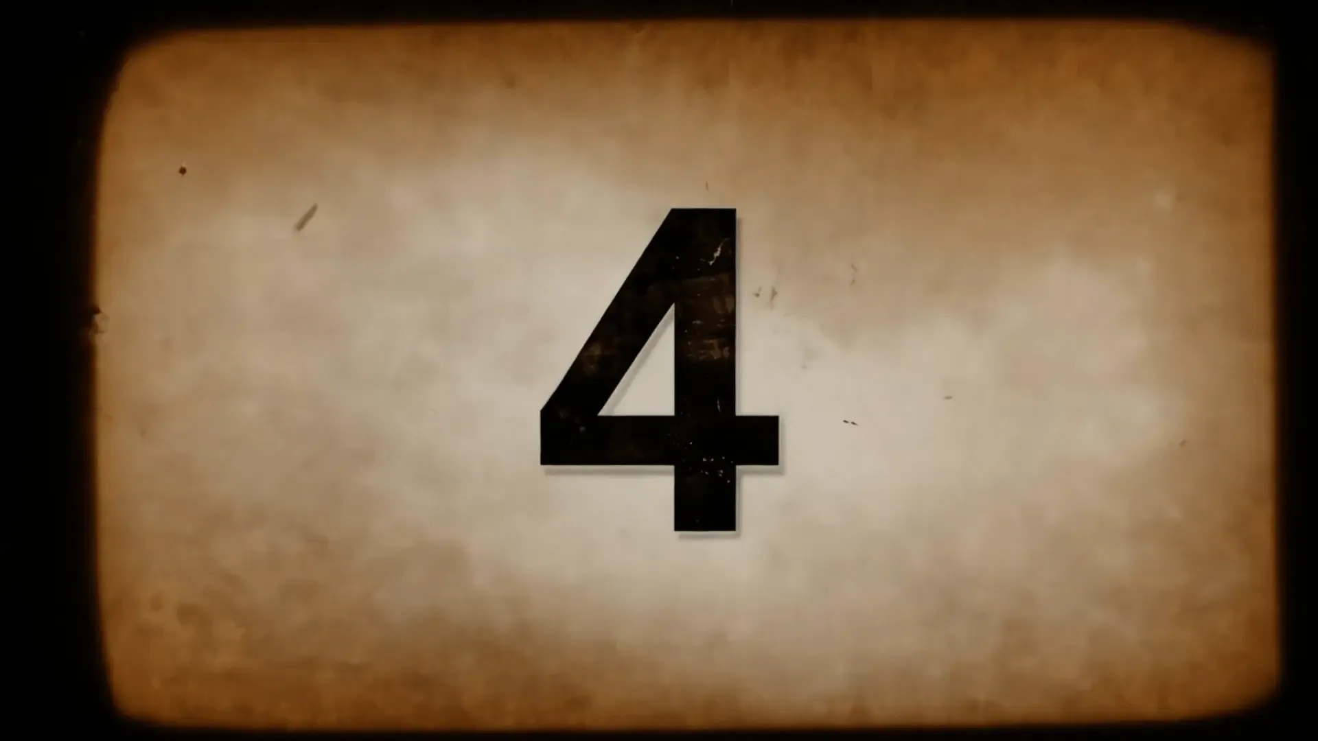 Vintage Countdown Overlay for Old Hollywood-Themed Projects